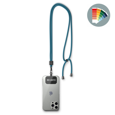 Picture of CROSSBODY, TRENDY 2-TONE CORD MOBILE PHONE HOLDER MADE OF RECYCLED POLYESTER (RPET)