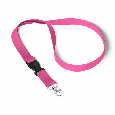 Picture of DETACHABLE POLYESTER PANTONE MATCHED SCREENPRINT LANYARD