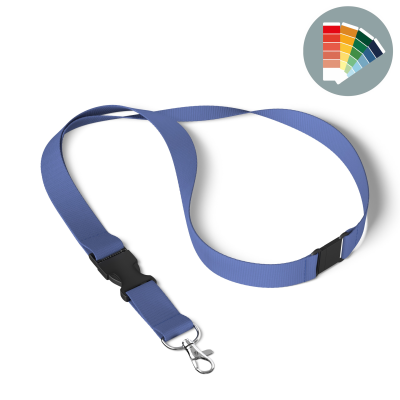 Picture of DETACHABLE POLYESTER PANTONE MATCHED SCREENPRINT LANYARD