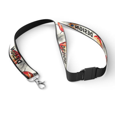 Picture of POLYESTER LANYARD with Sublimated Satin Overlay