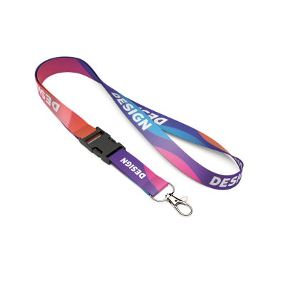 Picture of DETACHABLE RECYCLED POLYESTER (RPET) SUBLIMATION LANYARD