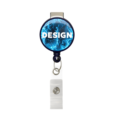 Picture of RETRACTABLE BADGE REEL in Round Shape with ?2