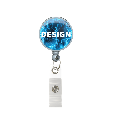Picture of RETRACTABLE BADGE REEL in Round Shape with ?2