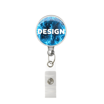 Picture of RETRACTABLE BADGE REEL in Round Shape with ?2