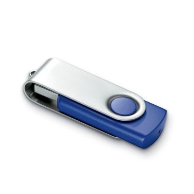 Picture of TECHMATE 4GB USB FLASH DRIVE in Royal Blue