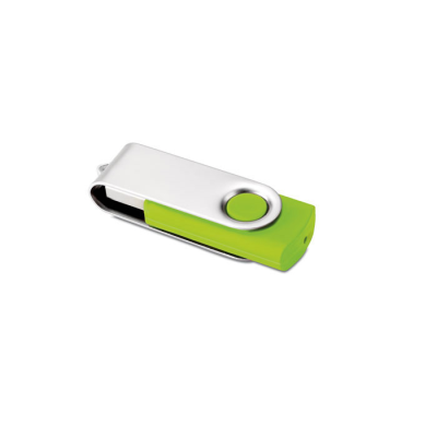 Picture of TECHMATE 16GB USB FLASH DRIVE in Lime