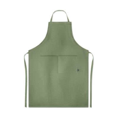Picture of HEMP ADJUSTABLE APRON 200 GR & M² in Green