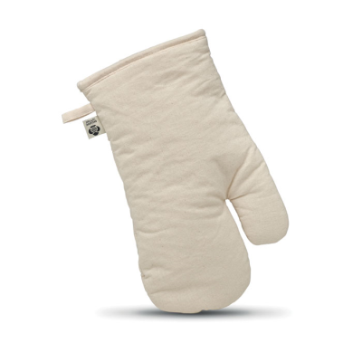 Picture of ORGANIC COTTON OVEN GLOVES in Beige