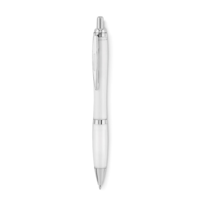 Picture of BALL PEN in Rpet in Transparent White
