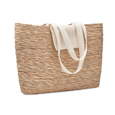 Picture of WOVEN CATTAIL LEAVES BAG