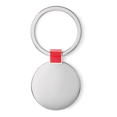 Picture of ROUND SHAPE KEYRING in Red