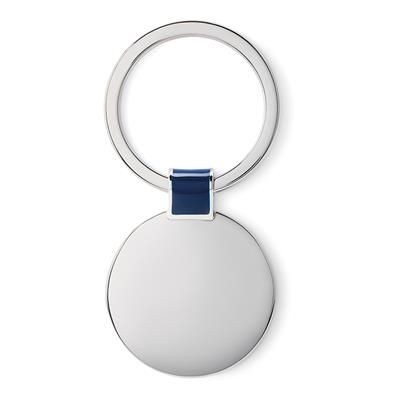 Picture of ROUND SHAPE KEYRING in Royal Blue