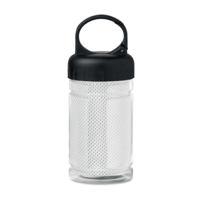 Picture of COOLING TOWEL in Pet Bottle in White