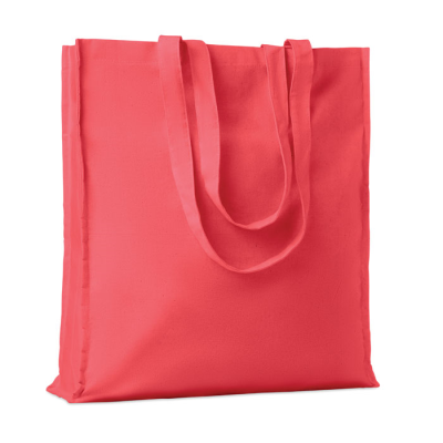 Picture of 140GR & M² COTTON SHOPPER TOTE BAG in Red