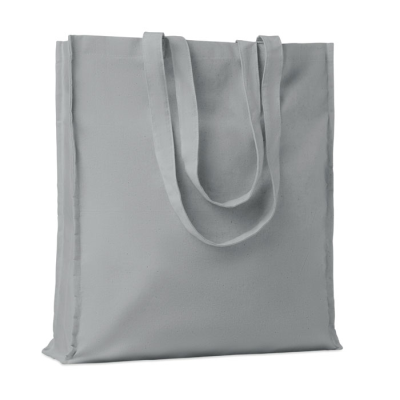 Picture of 140GR & M² COTTON SHOPPER TOTE BAG in Grey.