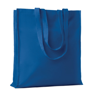 Picture of 140GR & M² COTTON SHOPPER TOTE BAG in Blue.