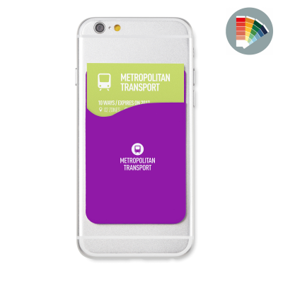 Picture of SILICONE PHONE WALLET in the Colour of Your Choice