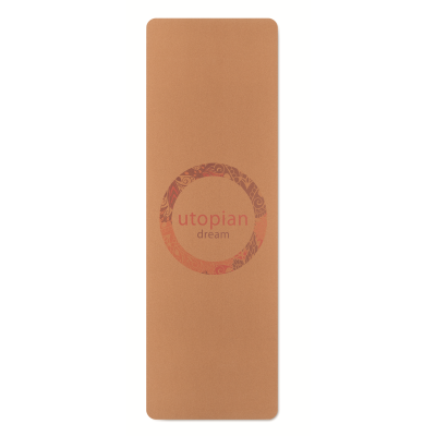 Picture of 100% CORK & RUBBER YOGA MAT