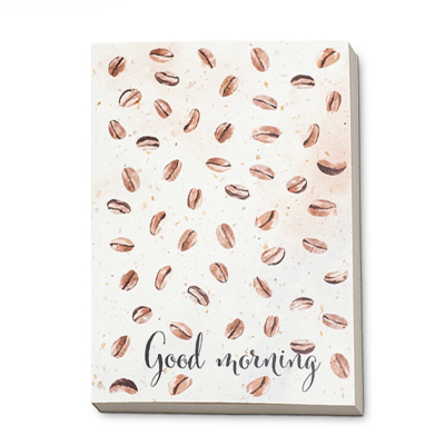 Picture of A5 COFFEE PAPER SOFT COVER NOTE BOOK with Your Design Printed x Sheet