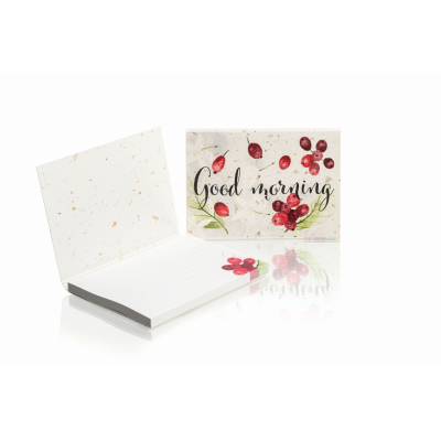 Picture of COFFEE PAPER SOFT COVER with Recycled Sticky Notes (Eu Made)