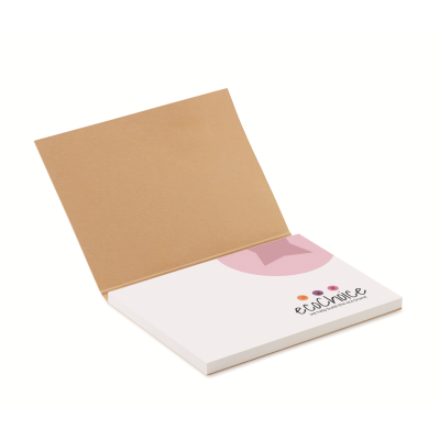 Picture of RECYCLED PAPER SOFT COVER with 50 Sticky Notes (Eu Made)