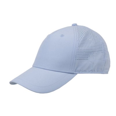 Picture of 100% POLYESTER 5 PANEL BASEBALL CAP in Light Blue.