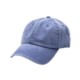 Picture of 100% COTTON PIGMENT DYED, WORN LOOK 6 PANEL UNSTRUCTED CAP with Brass Buckle in Navy