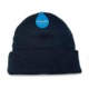Picture of POLYANA FIBRE BEANIE with Turn Up 60% Polylana & 40% Acrylic Yarn in Navy Eco