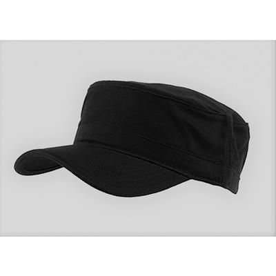 Picture of MILITARY STYLE CAP in Black.