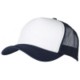 Picture of 100% POLYESTER FOAM FRONTED MESH BACK TRUCKER HAT in Navy-white