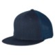 Picture of 6 PANEL SNEAKER MESH FLATPEAK SNAPBACK CAP in Navy