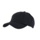Picture of COTTON 6 PANEL BASEBALL CAP in Black