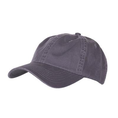 Picture of COTTON 6 PANEL BASEBALL CAP in Charcoal Grey.