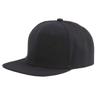 Picture of 100% ACRYLIC SNAPBACK BASEBALL CAP in Black