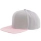 Picture of 100% ACRYLIC SNAPBACK BASEBALL CAP in Grey & Pink