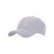 Picture of TACTILE MICROFIBRE WEAVE SIX PANEL BASEBALL CAP in Grey