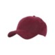 Picture of TACTILE MICROFIBRE WEAVE SIX PANEL BASEBALL CAP in Maroon