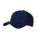 Picture of 6 PANEL FAUX SUEDE POLYESTER CAP in Navy Blue