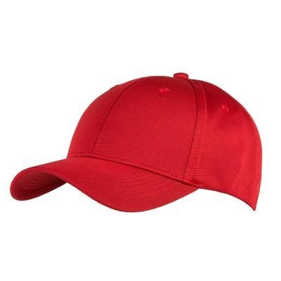 Picture of 6 PANEL BAMBOO-CHARCOAL CAP in Red.