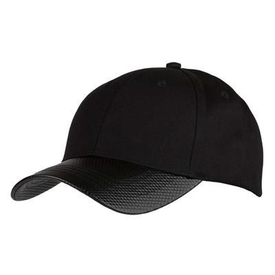 Picture of 6 PANEL CHINO COTTON STRUCTURED CAP in Black.