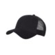 Picture of 100% COTTON FRONTED 6 PANEL TRUCKER CAP in Black