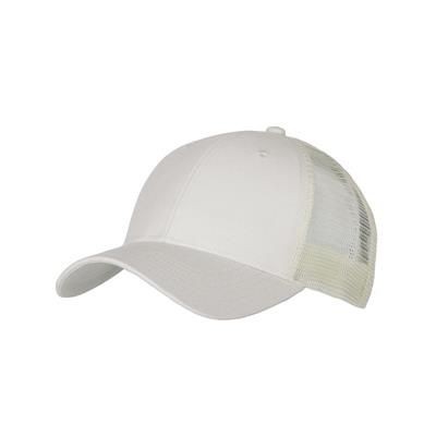 Picture of 100% COTTON FRONTED 6 PANEL TRUCKER CAP in Khaki.