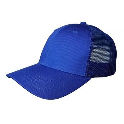 Picture of 100% COTTON FRONTED 6 PANEL TRUCKER CAP in Royal