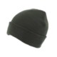 Picture of KNITTED SKI HAT with Turn Up in Green