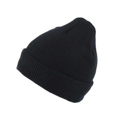 Picture of LINED KNITTED SKI HAT in Black.