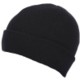 Picture of PREMIUM CIRCULAR KNIT 100% ACRYLIC BEANIE HAT in Black