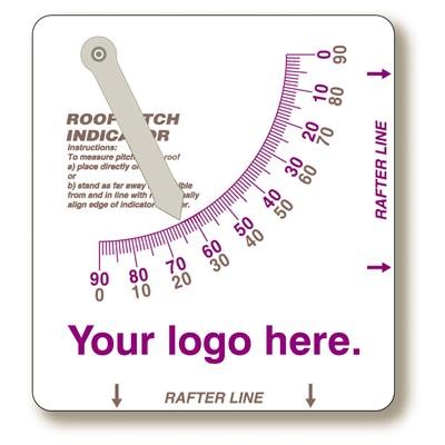 Picture of ROOF PITCH INDICATOR GAUGE FOR MEASURING ANGLES OF ROOFS.