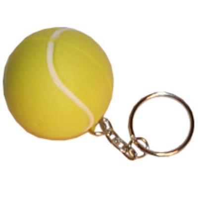 Picture of TENNIS BALL KEYRING STRESS ITEM.