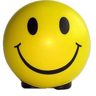 Picture of SMILEY 70MM BALL with Feet Stress Item