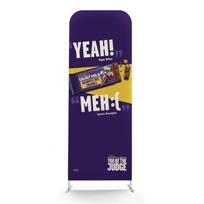 Picture of SOFT TOUCH STRAIGHT FABRIC DISPLAY - 850MM
